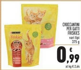 Conad Friskies Croccantini Per Gatti offerta