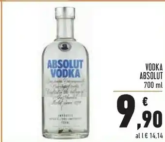 Conad Absolut Original Vodka 700 G(ml) offerta