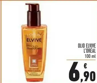 Conad L'Oreal L’Oréal Paris Elvive 3600523763979 Olio Per Capelli Donna 100 Ml offerta