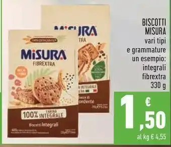 Conad Misura misura biscotti offerta