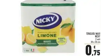 Conad Nicky Tovagliol Maxi offerta