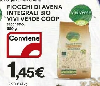 Coop Vivi verde coop Fiocchi di latte offerta
