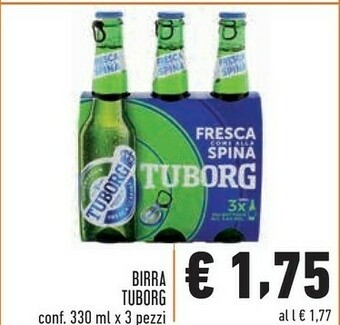 Conad Tuborg Birra 330 G(ml) offerta