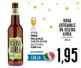 Conad Aurea Birra Artigianale IPA Riserva 500 G(ml) offerta