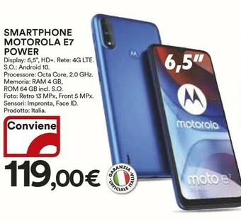 Coop Motorola Smartphone android offerta