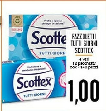 Conad Scottex Fazzoletti Tutti Giorni offerta