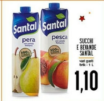 Conad Santal Succo Di Pera offerta
