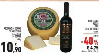Conad Superstore Pienza Pecorino offerta