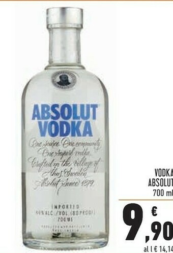 Conad Superstore Absolut Vodka offerta