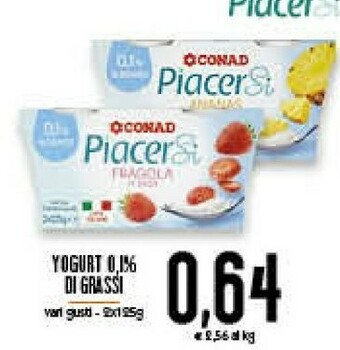Conad Yogurt magro offerta