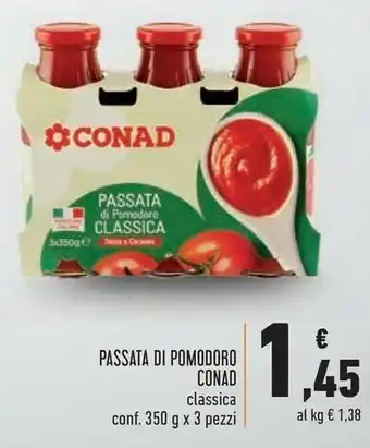 Conad Conad - Passata Classica 1050 G(ml) offerta