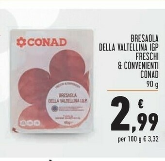 Conad Superstore Conad - Bresaola Della Valtellina IGP 90 G(ml) offerta