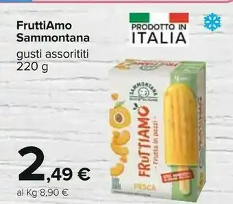 Carrefour Sammontana Fruttiamo Frutta In Pezzi Di Pesca offerta