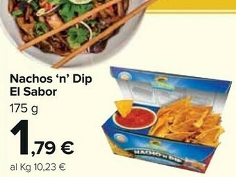 El sabor Nachos 'n' Dip