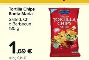 Carrefour Santa maria Tortilla Chips Salted offerta