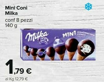 Carrefour Milka Mini Coni offerta
