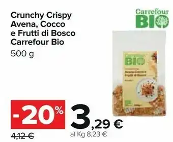 Carrefour Crunchy Crispy Avena offerta