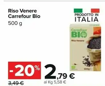 Carrefour Riso Venere offerta