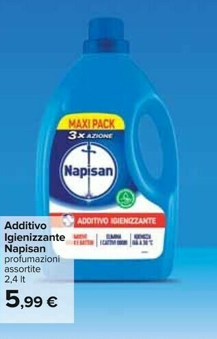 Carrefour Napisan Additivo Igienizzante offerta