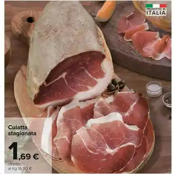 Carrefour Carrefour Culatta Stagionata offerta