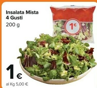 Carrefour Insalata Mista 4 Gusti offerta