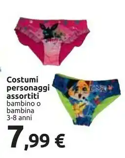 Carrefour Carrefour Costumi Personaggi Assortiti Bambino O Bambina 3-8 Anni offerta