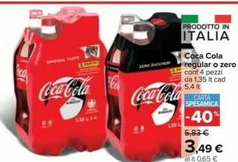 Carrefour Coca Cola Coca-Cola - Coca-Cola Zero offerta