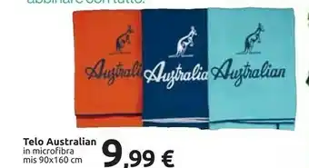 Carrefour Carrefour Telo Australian In Microfibra Mis 90x160 Cm offerta