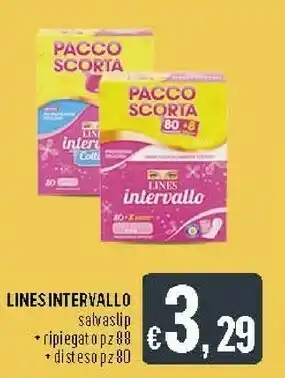 Lines Intervallo Salvaslip Disteso