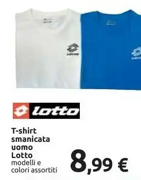 Carrefour Lotto T-shirt Smanicata Uomo offerta