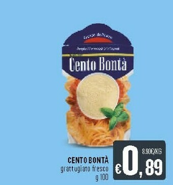 Deco Supermercati Cento Bonta Grattugiato Fresco offerta