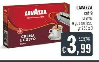 Deco Supermercati Lavazza Caffe Crema E Gusto Ricco offerta