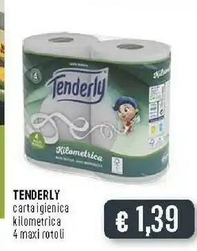 Deco Supermercati Tenderly Carta Igienica Kilometrica 4 Maxi Rotoli offerta