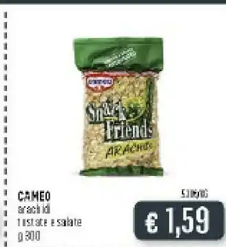Deco Supermercati Cameo Snack Friends Arachidi 300 G(ml) offerta