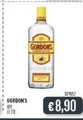 Deco Supermercati Gordon's London Dry Gin 700 G(ml) offerta