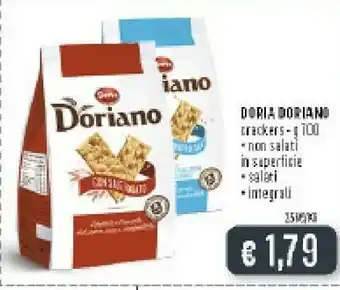 Deco Supermercati Doria No Cracker Salati 700 G(ml) offerta