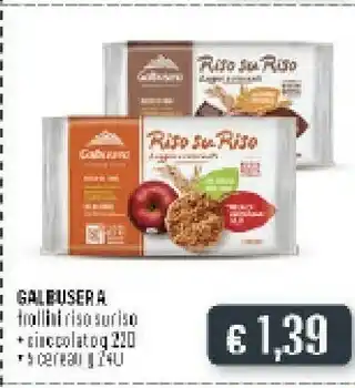 Deco Supermercati Galbusera Riso Su Riso Cereali E Frutta 240 G(ml) offerta