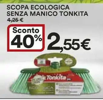 Coop Tonkita Scopa Ecologica Senza Manico offerta