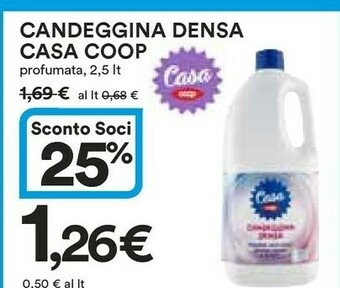Coop Coop Candeggina Densa Casa Profumata 2,5 Lt offerta