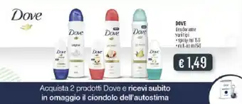 Deco Supermercati Dove Deodorante Spray Original offerta