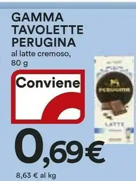 Coop Perugina Gamma Tavolette 80 G offerta