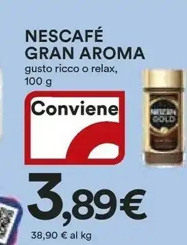 Coop Nescafé Nescafè - Gran Aroma Gusto Ricco 100 G(ml) offerta