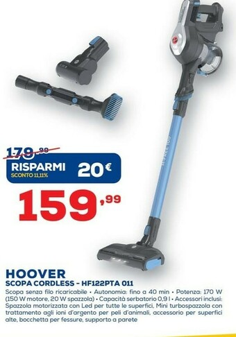 Euronics Hoover Scopa elettrica offerta