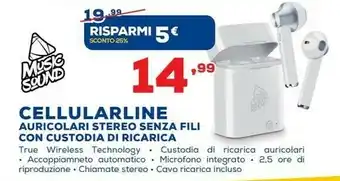 Cellularline Cuffie senza fili
