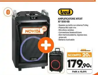 Trevi Amplificatore XFest XF 1850 KB