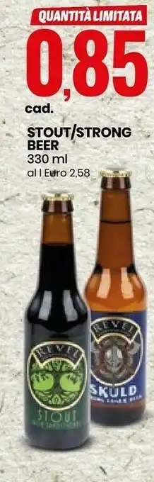 Eurospin Best Brau Stout / Strong Beer offerta