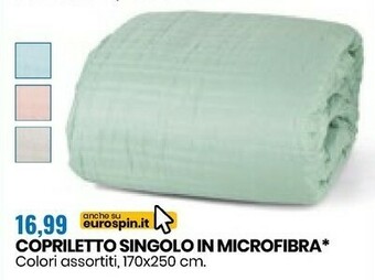 Eurospin Vicino A Te Copriletto Singolo In Microfibra offerta