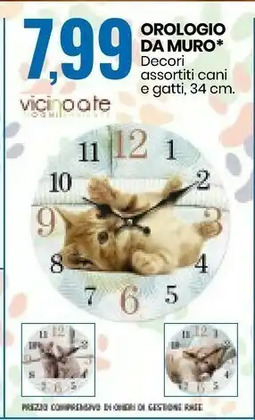 Eurospin Vicinoate Orologio Da Muro offerta