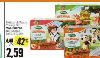 Emi Supermercati Valfrutta Succhi di frutta offerta