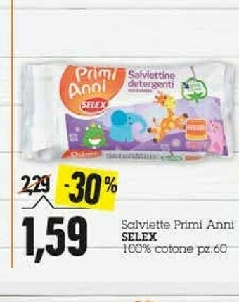 Emi Supermercati Selex Salviettine offerta